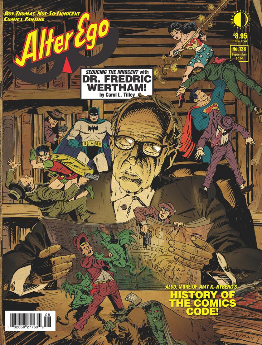 The cover of Alter Ego #128, which reprinted Tilley's article, "Seducing the Innocent."